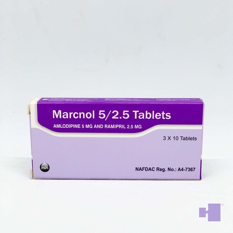 MARCNOL 5/2.5MG TABLET