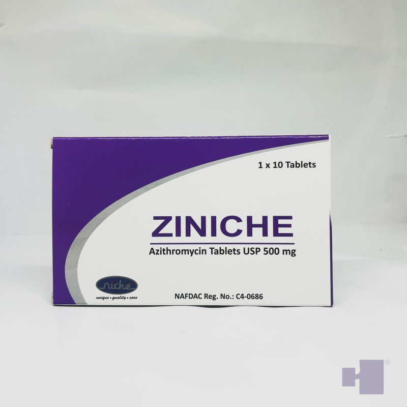 ZINICHE AZITHROMYCIN 500MG *10