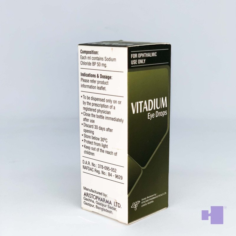VITADIUM NORMAL SALINE EYE DROP