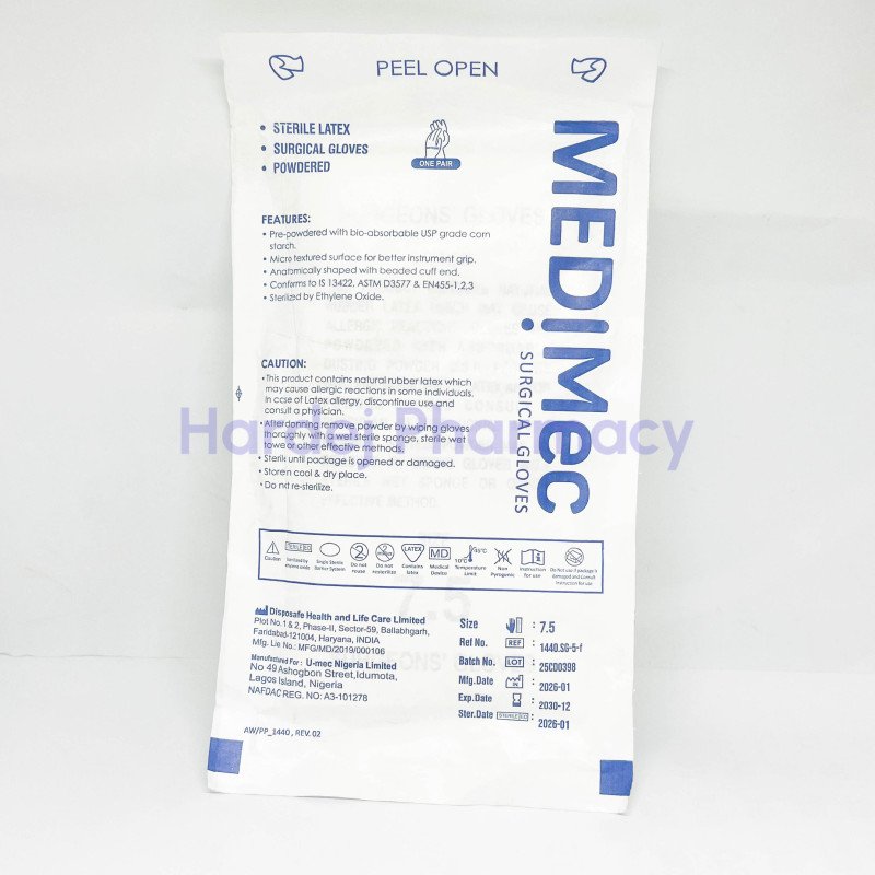 SURGICAL GLOVE 7 1/2