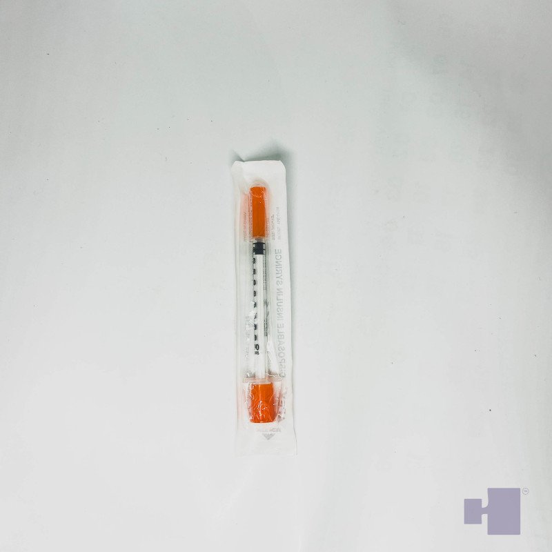 INSULIN SYRINGE &amp; NEEDLE 100IU
