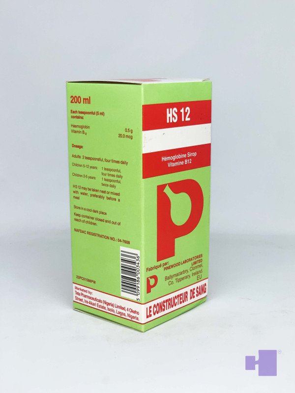 HS 12 HAEMOGLOBIN SYRUP