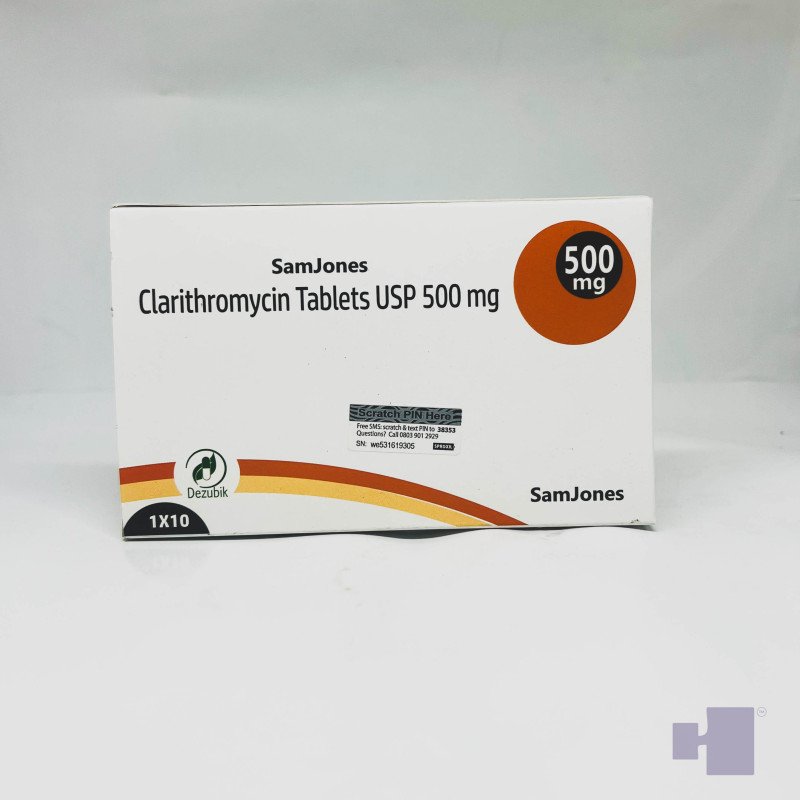 SAMJONES CLARITHROMYCIN