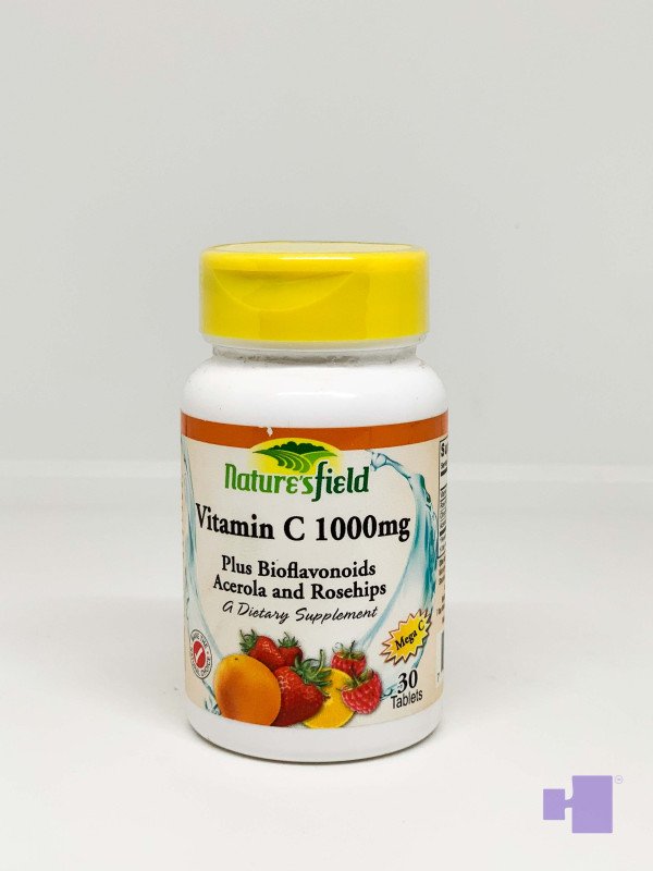 VIT C 1000MG*30 NATURE FIELD