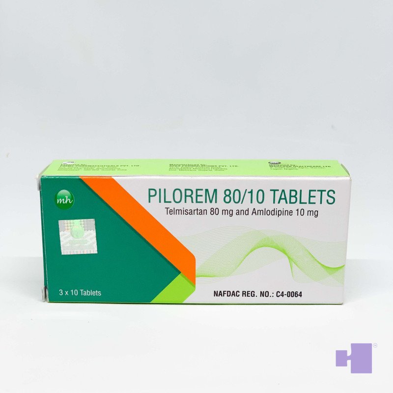 PILOREM 80/10MG