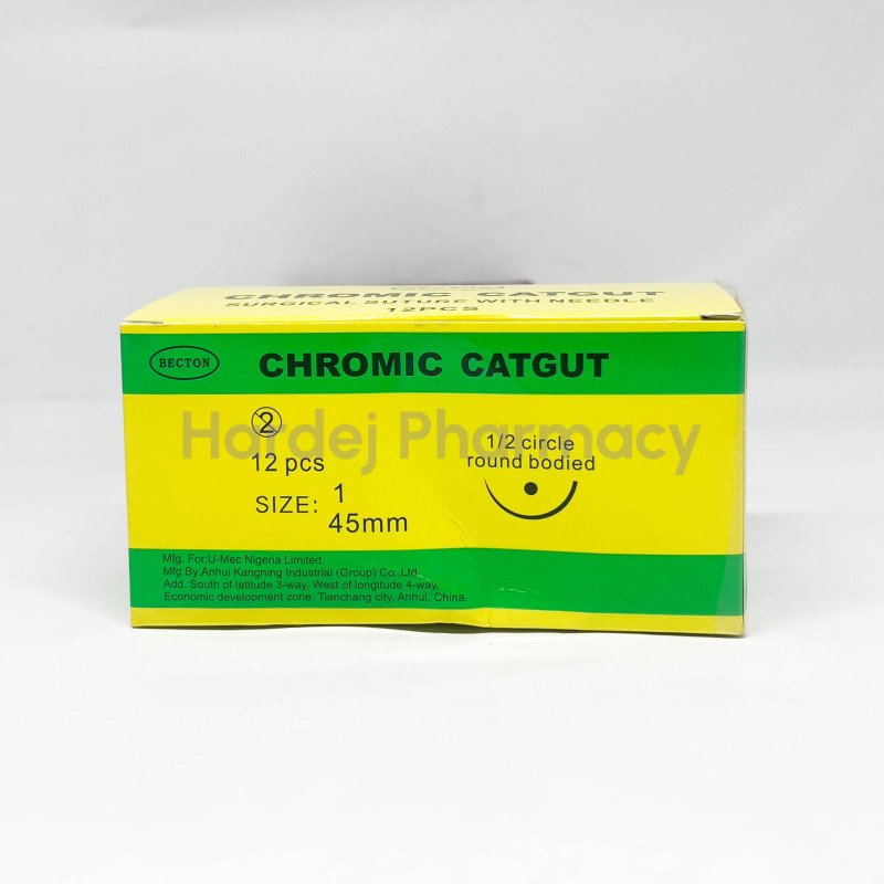 CHROMIC 1 SUTURES