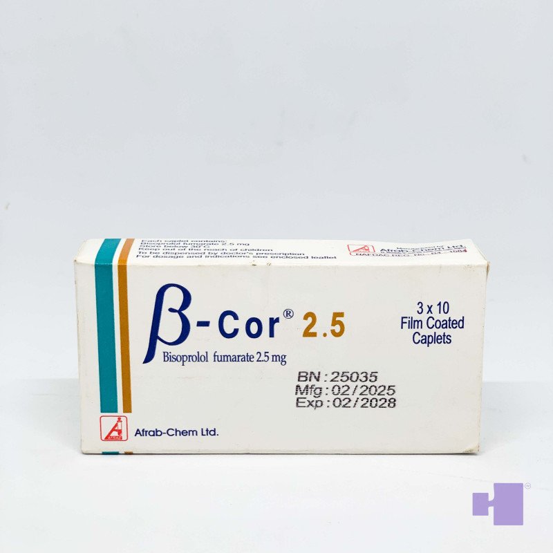 B COR 2.5MG PACK
