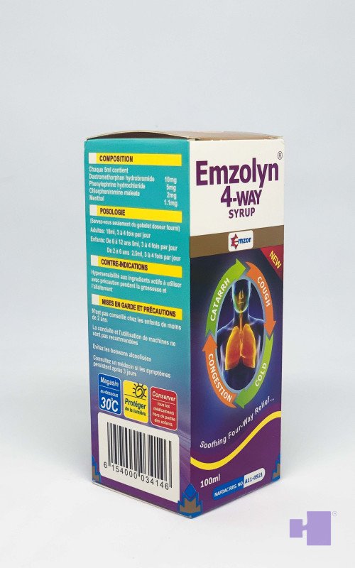 EMZOLYN 4 WAY SYRUP