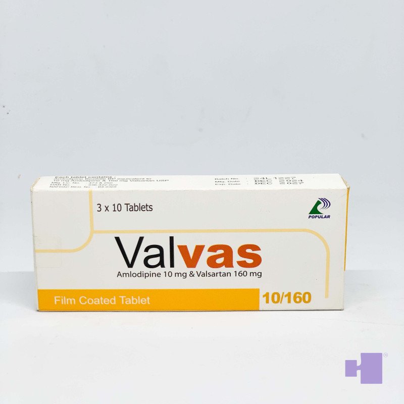VALVAS 10/160MG PACK