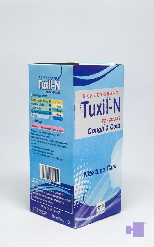 TUXIL N ADULT COUGH SYRUP