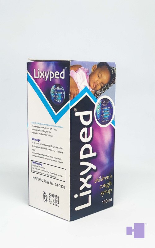 LIXYPED CHILDREN COUGH SYRUP