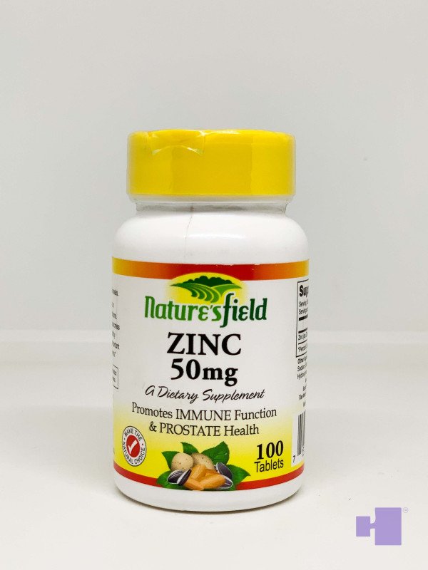 ZINC 50MG NATURE FIELD